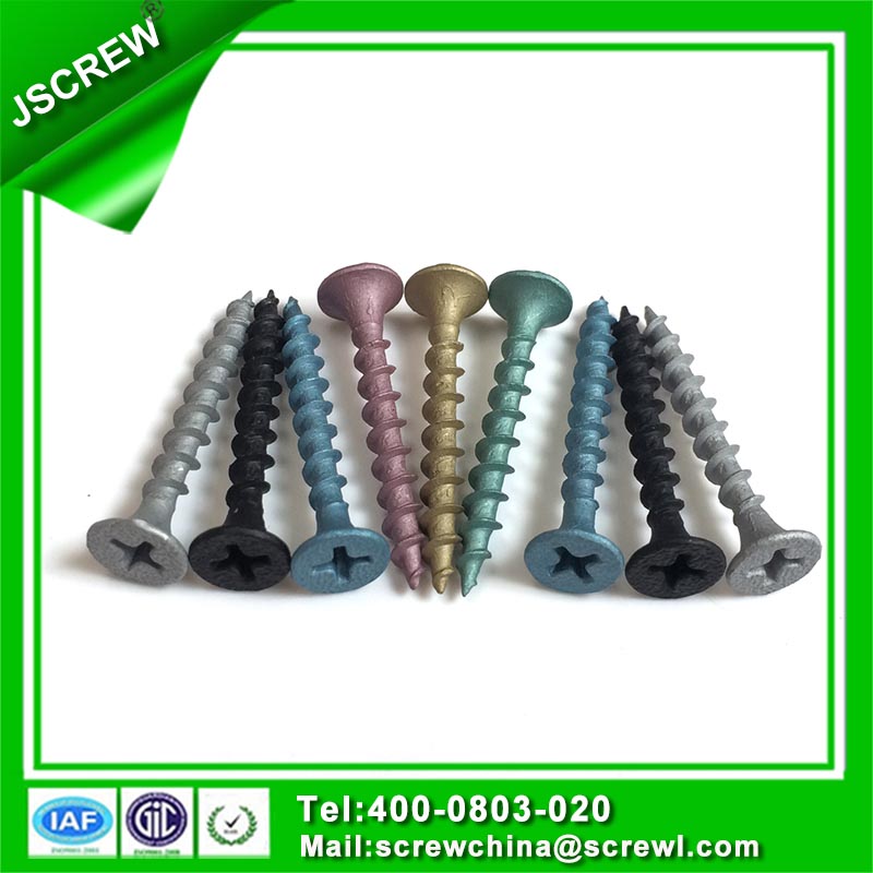 Colors Painting Flat Head Drywall Screw