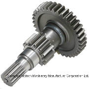 Position Hole with Teeth Gear Wheel Forging Shaft