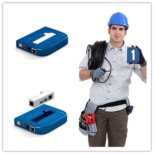 Cable Tester for RJ45/Rj11/USB/1394 Cable, New Style