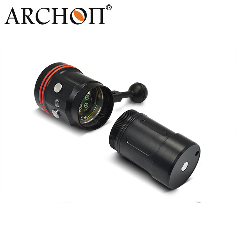 Archon 5200lm Diving Torch Video with Improved Push Button Switch