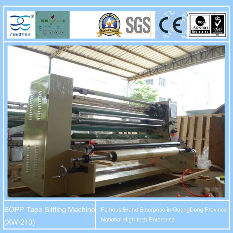 China BOPP Adhesive Tape Slitter Rewinder with CE (XW-210)