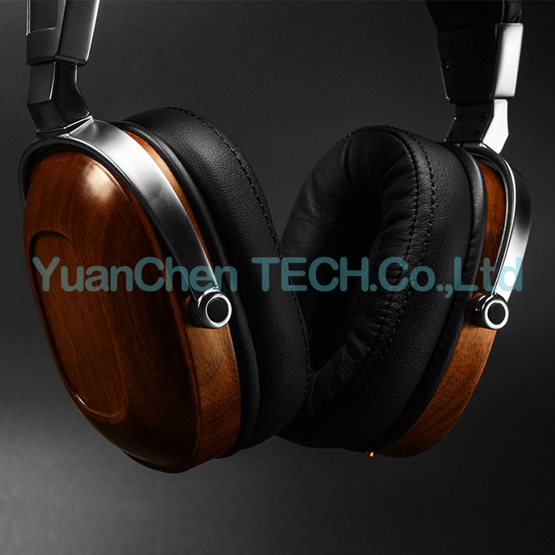 Bosshifi B8 HiFi Wooden Metal Black Earphone Mahogany Headset Headphone