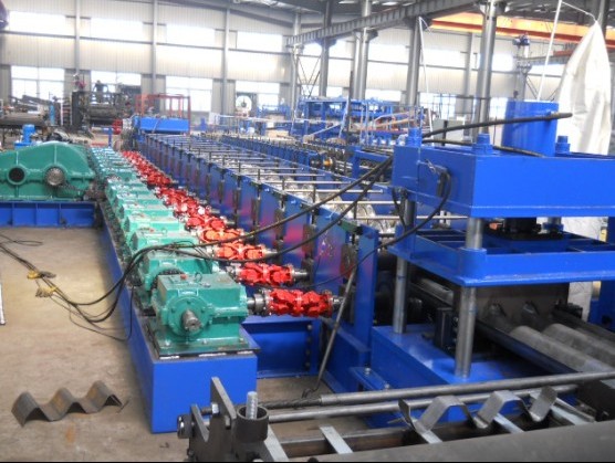 Road and Highway Safety Guardrail Making Machine