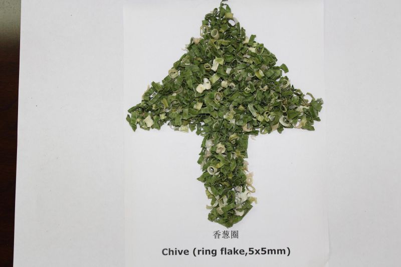 Dehydrated Onion Leek Flake with Green Color