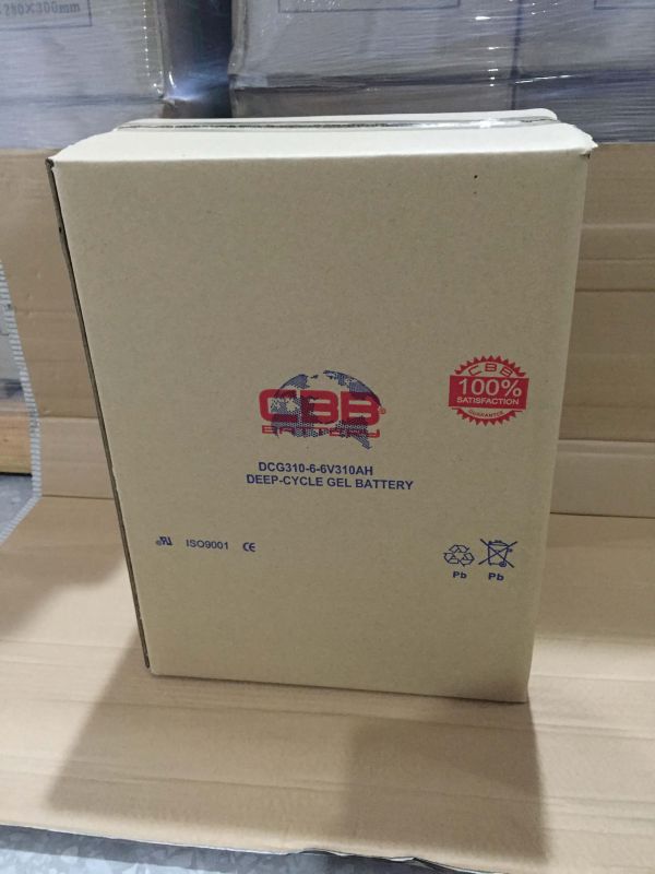 Cbb 6V 310ah Deep Cycle Gel Battery for Golf Cart