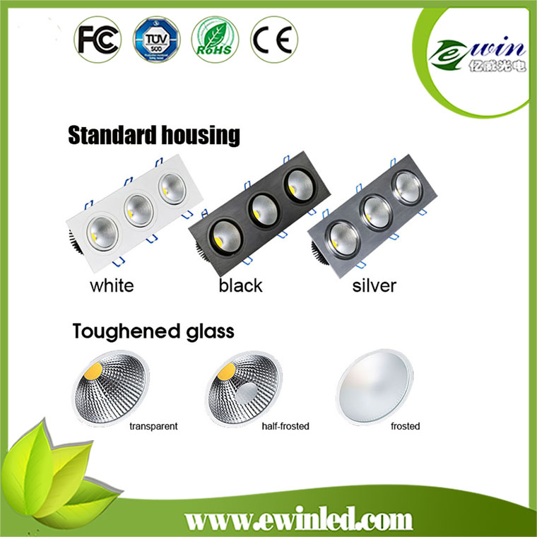 High Efficience 1350-1500lm COB LED Down Lights