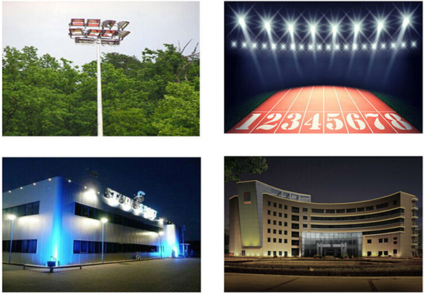 High Power 160W LED Floodlight for Park Square Lighting