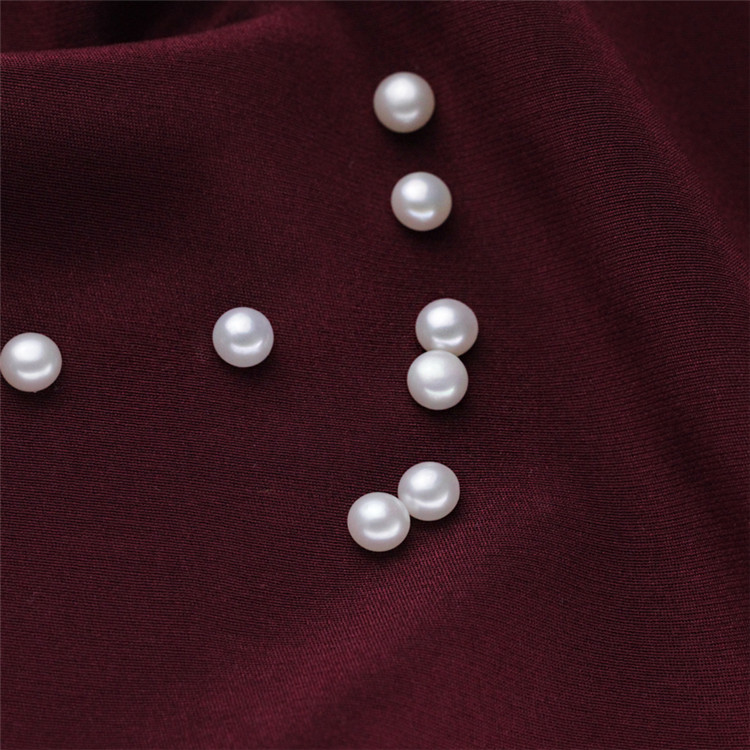 6.5-7mm Small Cute Half Drilled Freshwater Pearls