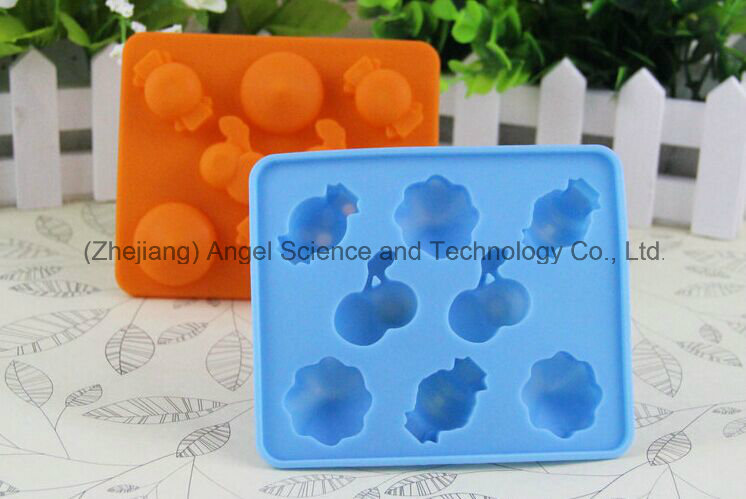 Promotion Cherry Shape Silicone Ice Cube Tray Mold Si19