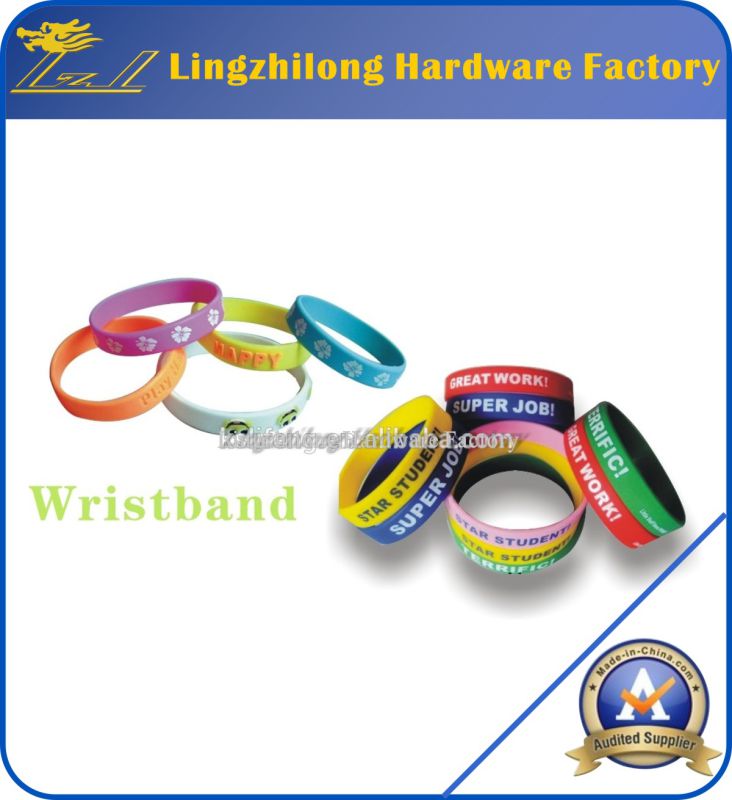 Silicone Rubber Wristband Bracelets Bands for Party