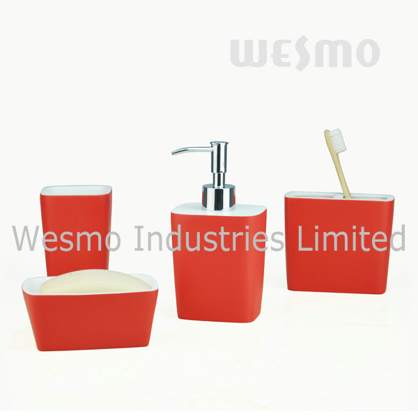 Two-Tone Polyresin Bath Accessories (WBP0822A)