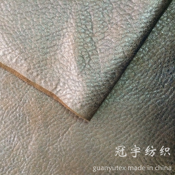 Suede Fabric with Hot Stamping Treatment for Home Decoration