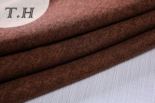 Brown Plain Linen Fabric Made in Dama Tongxiang