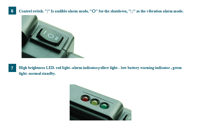 270MW Super Scanner Hand Held Metal Detector with LED Light Indicator