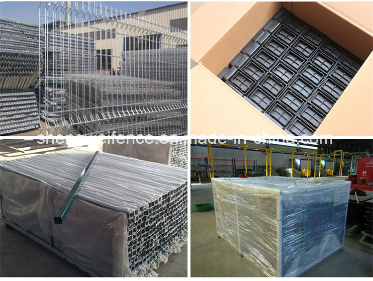 3 Folds PVC Coated Safety Welded Wire Mesh Fence Panel