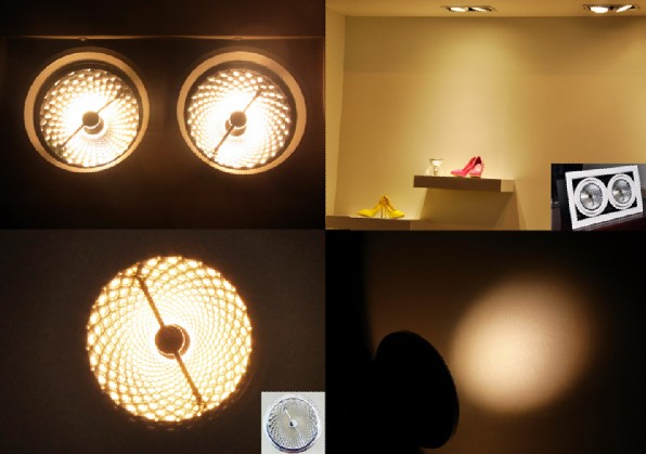 Dimmable G53/GU10 COB AR111 12W LED Spot Light