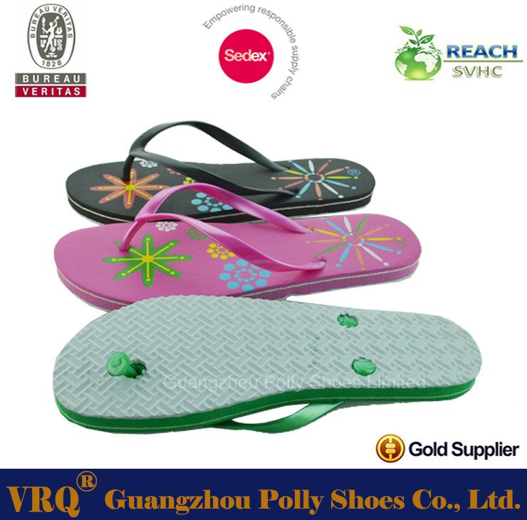 Cheap Lady Rubber Flip Flop Promotional in Wholesale