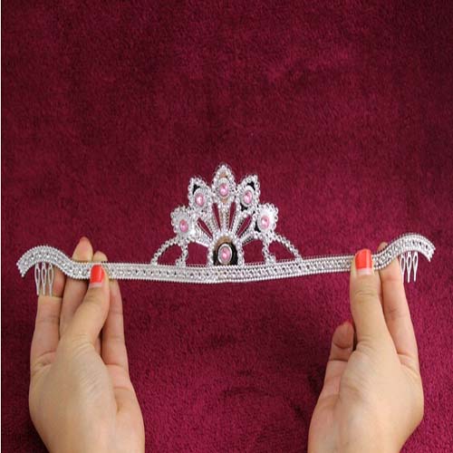 Shinny Austrian Rhinestone Tiara Crystal Crown Bridal Wedding Party