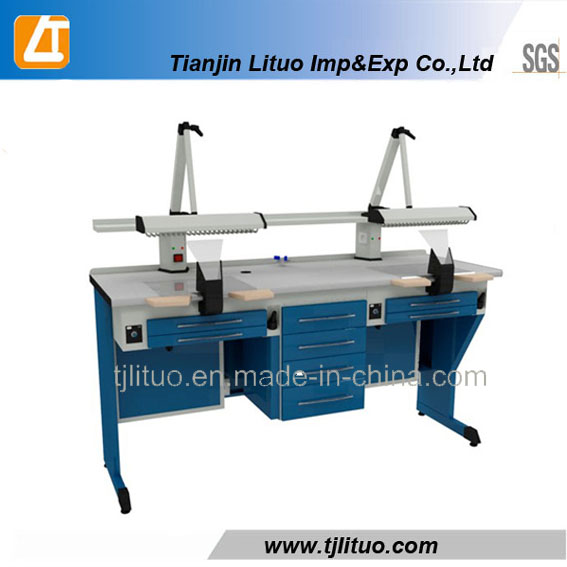 Good Quality Blue Color Metal Dental Cabinets