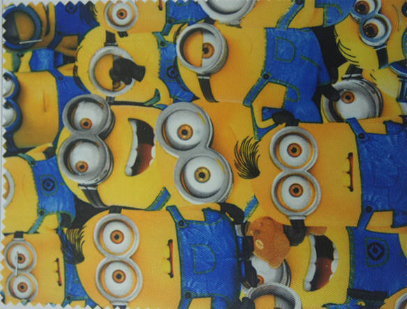 420d Cartoon Polyester Fabric with PU Coating