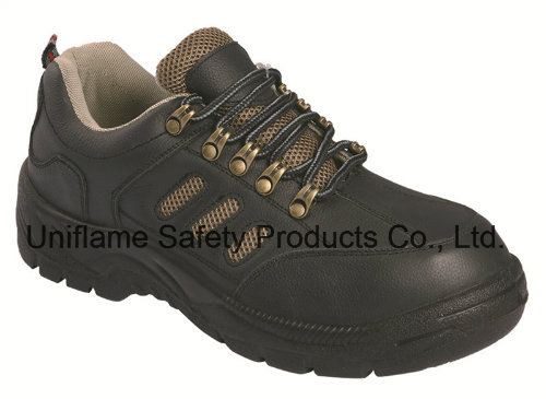 Ufa107 Black Steel Toe Safety Shoes