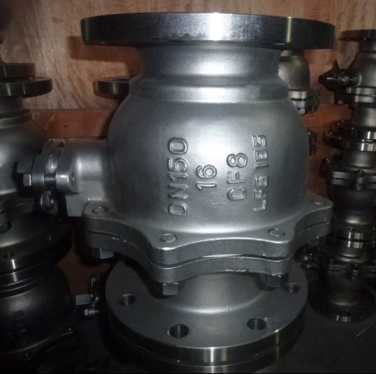 DIN Stainless Steel Flange End Ball Valve