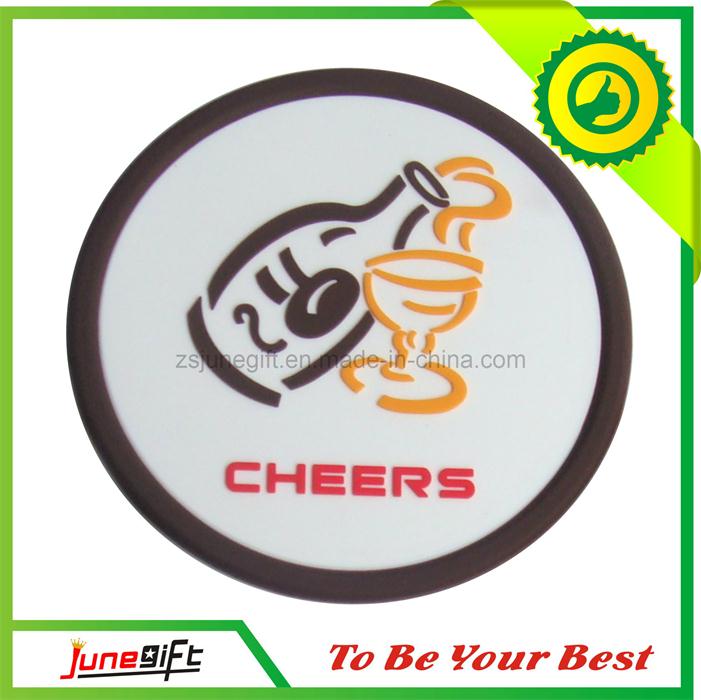 China Wholesale Customized Logo PVC Cup Coaster for Business or Activity Publicity