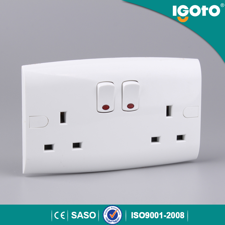 Igoto EL13-N Double 13A Switch Socket Socket