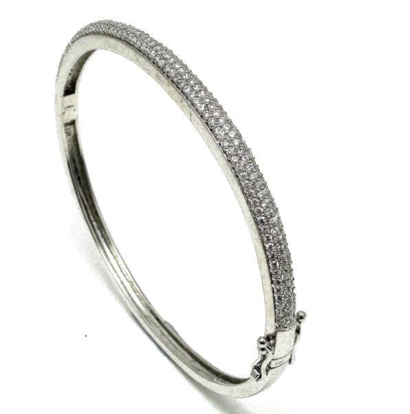 Hot Selling Fashion Jewelry Classical Bangle 925 Sterling Silver Jewelry Bangle (G41234)