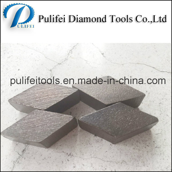 Oval Arrow Block Shape Concrete Floor Renovation Diamond Grinding Segment