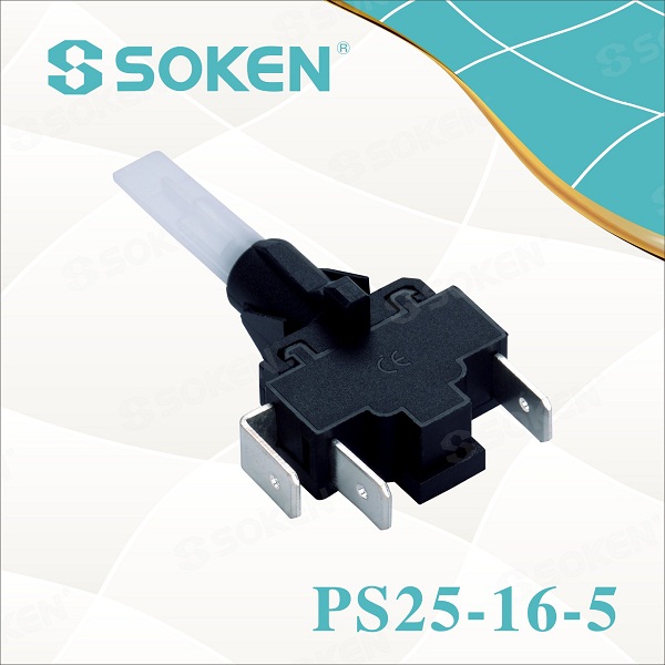 Soken Self-Locking Steamer Push Button Switch PS25-16-5 2pole