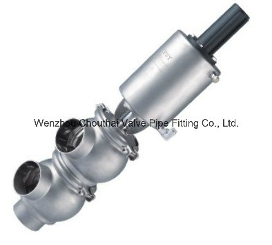 High Quality Sanitary Stainless Steel Pneumatic Reversing Valve