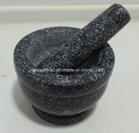 Stone Mortar and Pestle 13X10cm