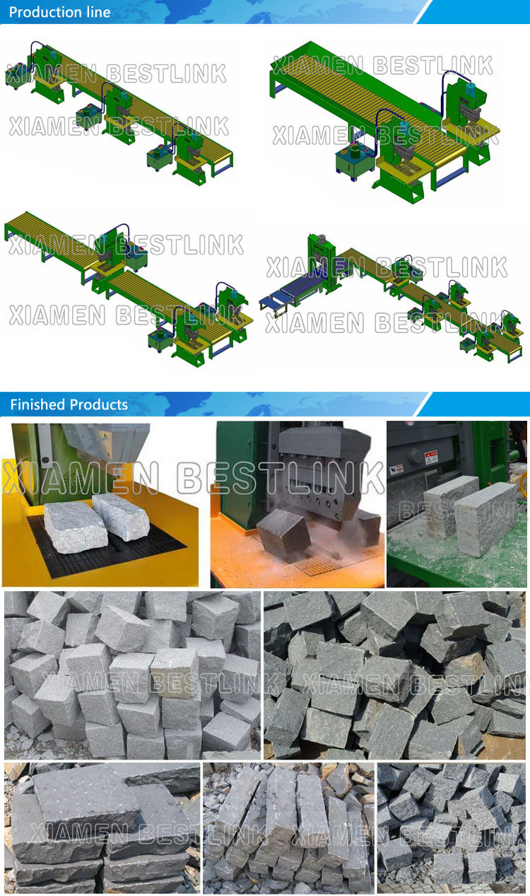 Hydraulic Stone Splitting /Cutting Machine for Curb/Kerb Stone