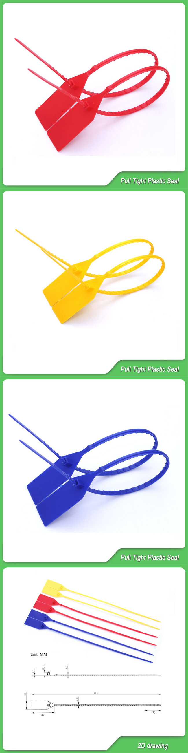 Plastic Seals, Truck Used Plastic Seals