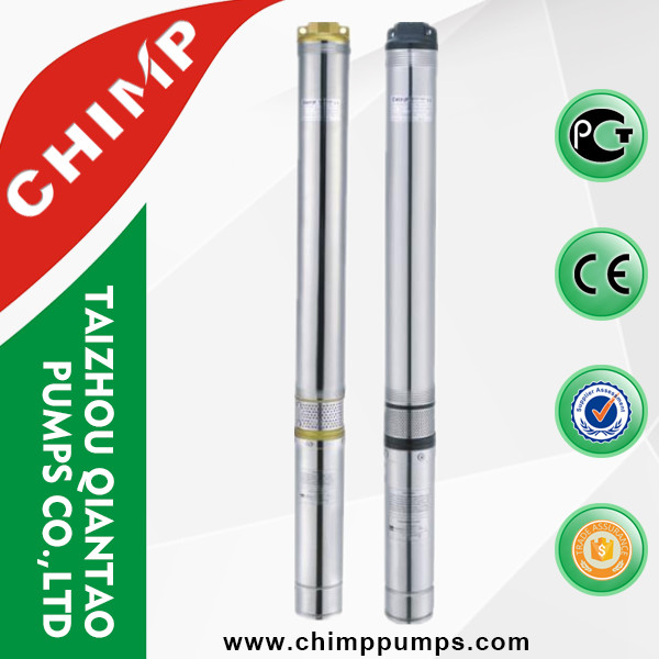 Chimp 4 Inchs Stainless Steel High Pressure 1.0 HP Deep Well Sumbersible Water Pump