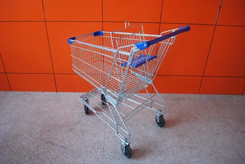 Asian Style Shopping Trolley on Wheels