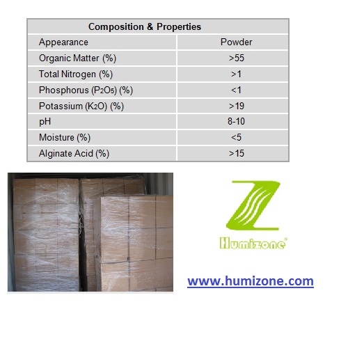 Water Soluble Fertilizer: Humizone Seaweed Extract Flake