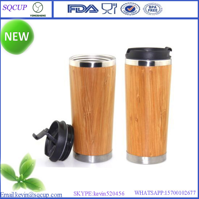 Eco-Friendly Bamboo Mug and Mug Bamboo and Double Wall Travel Bamboo Mug