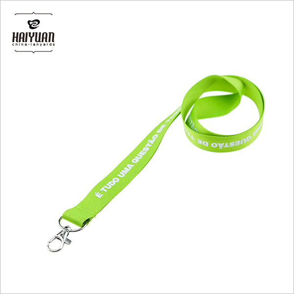 Best Selling Flat Polyester Lanyard with Screen Printing Logo