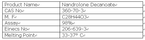 High Quality Deca-Durabolin 360-70-3 19-Nortestoterone Decanoate