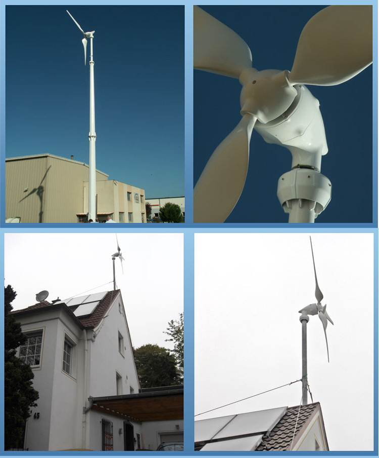 CE Approved DC Motor Wind Turbine Generator 5000W