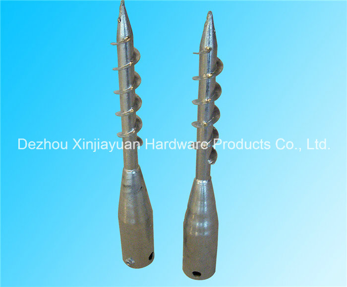 Hot DIP Galvanized Pole Anchor, Ground Screw, Ground Screw Anchor for City Fence and Garden