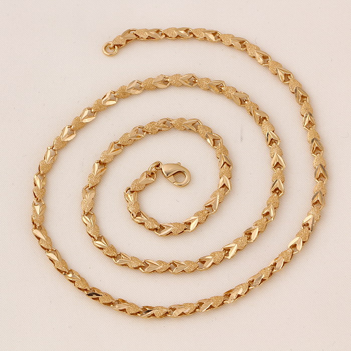 Xuping Fashion Gold Plated Chainsaw Chain