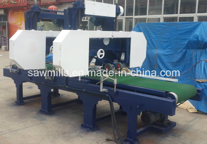 Multiple Head Horizontal Band Saw Wood Cutting Sawmill