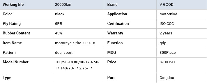 100/90-18 80/90-17 4.50-17 140/70-17 2.75-17 Wholesale Motorcycle Tire Anti Puncture, Best Selling Motor Tire Manufacture