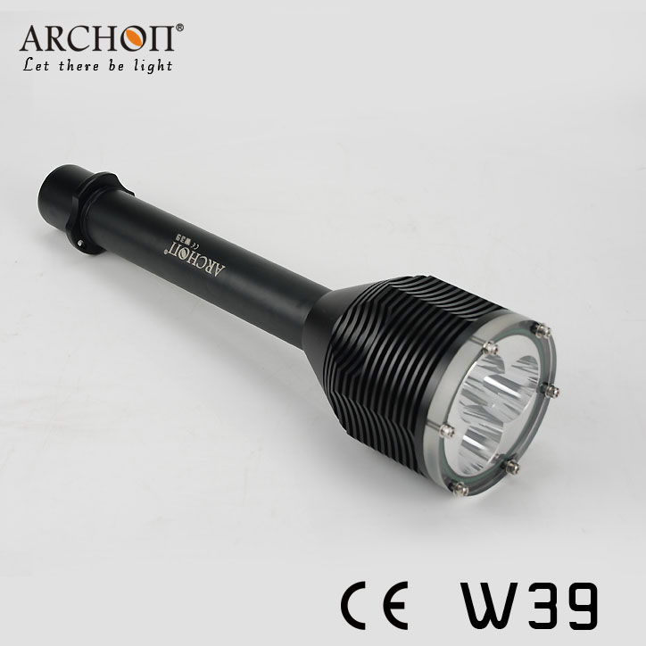 Aluminum Alloy LED Diving Flashlight Archon W39 Underwater 100 Meters