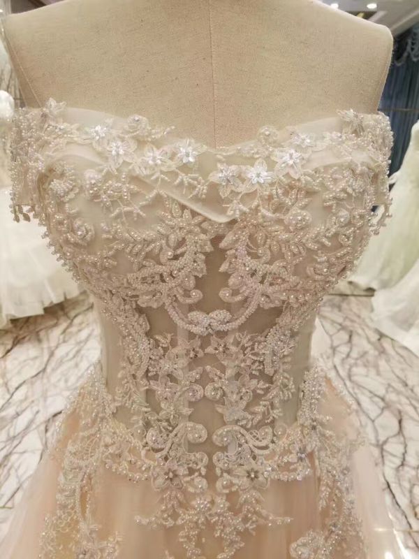 New Arrival 2017 Marriage Beading Bodice Wedding Dresses