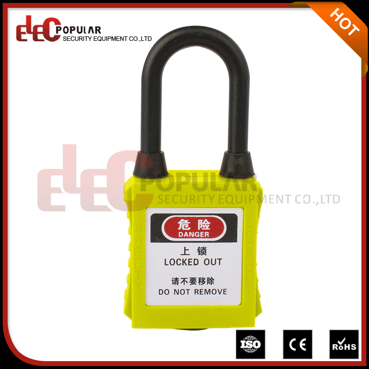 38mm Dustproof Insulation Safety Padlock, Nylon Lock