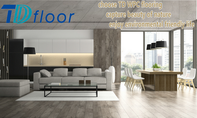 PVC Wood Plastic Composite WPC Flooring